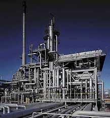 Установка гидроочистки дизтоплива на заводе British Petroleum в Грандмуте